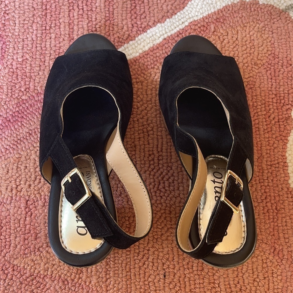 CORDANI Argento Cork Wedge NWOT - Picture 10 of 13